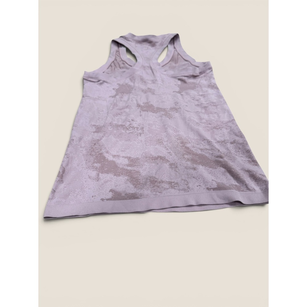 Athleta Momentum Camo Tank Top Purple Lavender Racerback Seamless XS - Picture 5 of 6